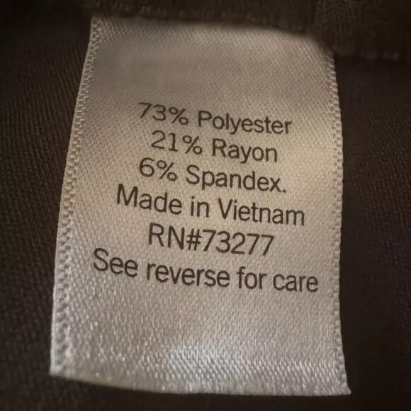 Women’s Jogger Pants Size 1X Nine West Olive Elastic Drawstring Waist - Picture 8 of 9